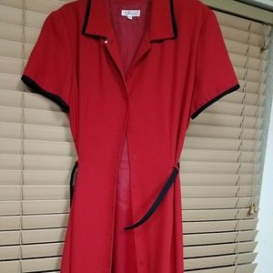 TALBOTS Red long dress